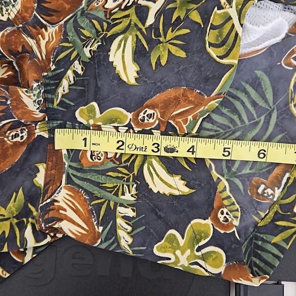 Tommy Bahama Green Tropical Jungle Swim Trunk Shorts | Men's Large - Picture 13 of 13